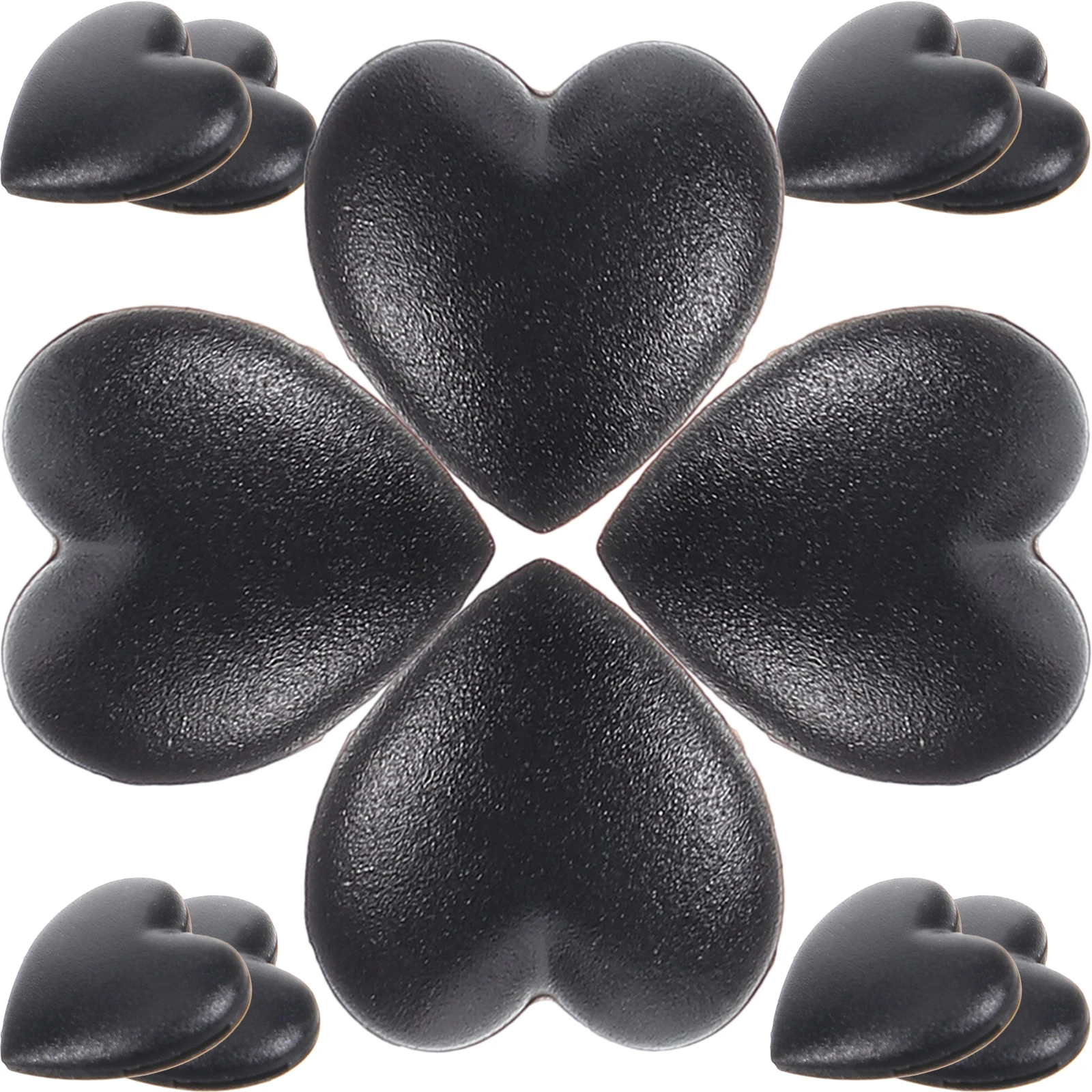 

20pcs Heart Shaped Silicone Glasses Ear Grips Non Slip Transparent White Keep from Slipping Suitable for Adults Kids Eyeglass