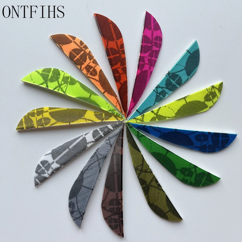 50Pcs Arrow Feather 2.5inch Natural Turkey Arrows Feathers Archery Arrow Fletch Fletching for Shooting Outdoors