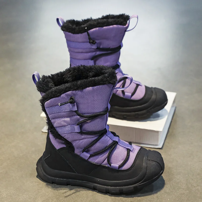 Women's Boots Winter Quality Keep Warm Mid-Calf Waterproof Snow Boots Women NEW Ladies Thigh High Hiking Boots botas mujer