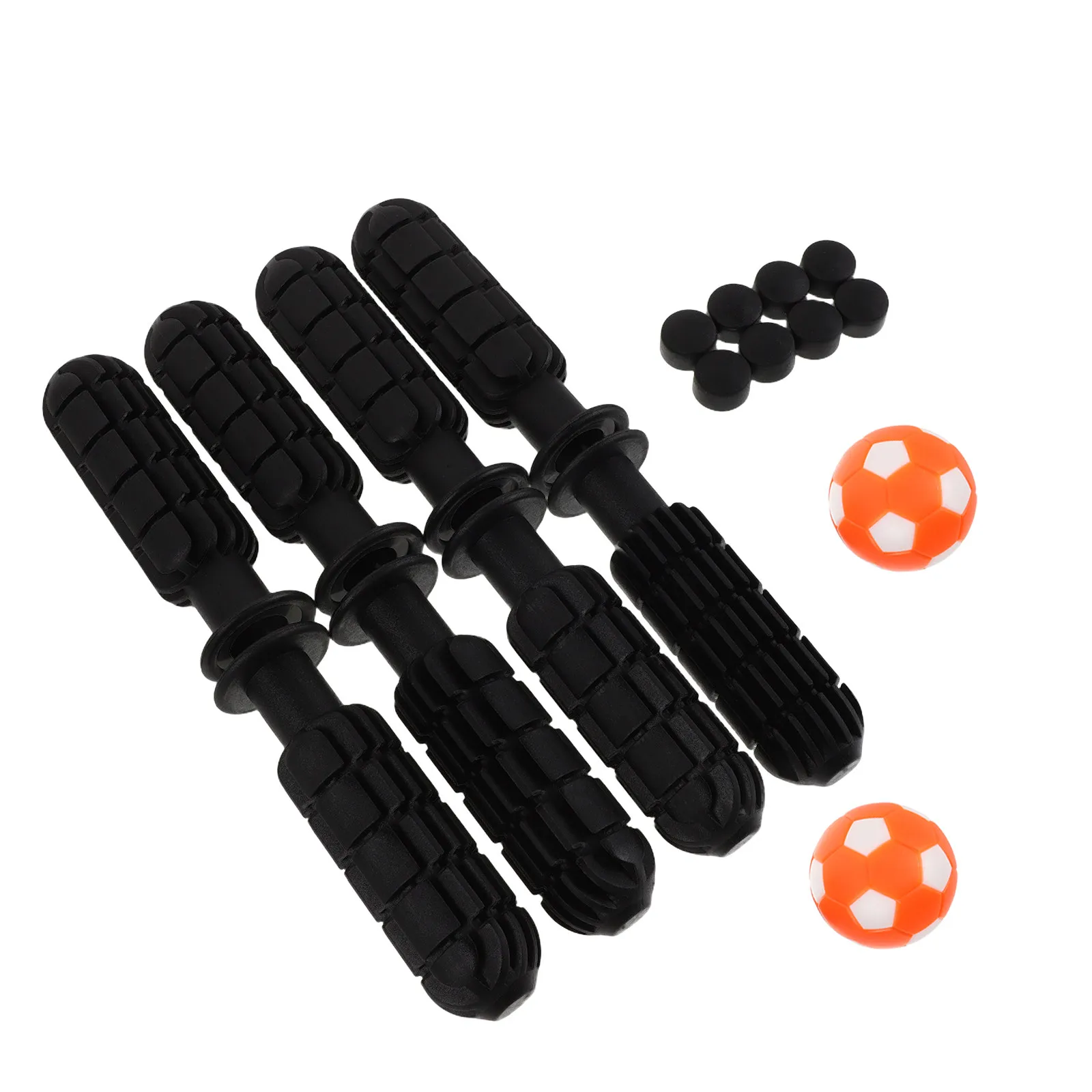 

1Set Tabletop Soccer Accessories Foosball Handle Grip Replacement Kit 32Mm Vibrant Balls End Caps Sturdy Grip for Home Party