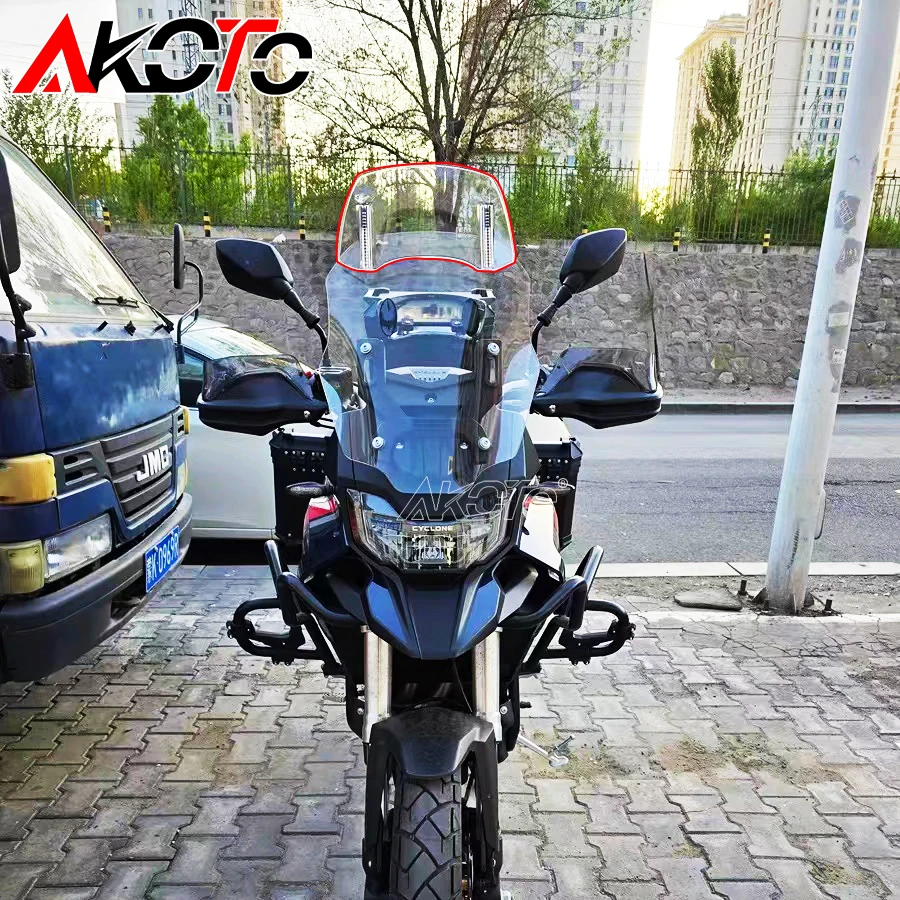 FOR KOVE COLOVE TEKKEN MONTANA XR5 500 525X 500X 400X 800X Motorcycle Sport Windshield Viser Visor Deflector WindScreen Parts