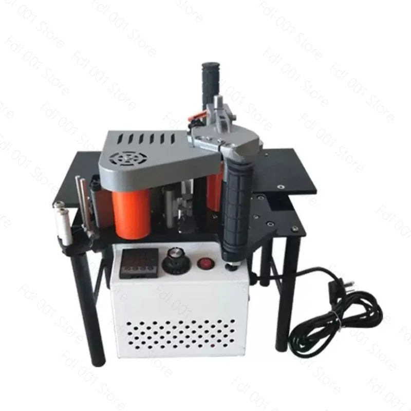 Complete set of  small manual edge banding machine double side gluing portable edge bander woodworking edge