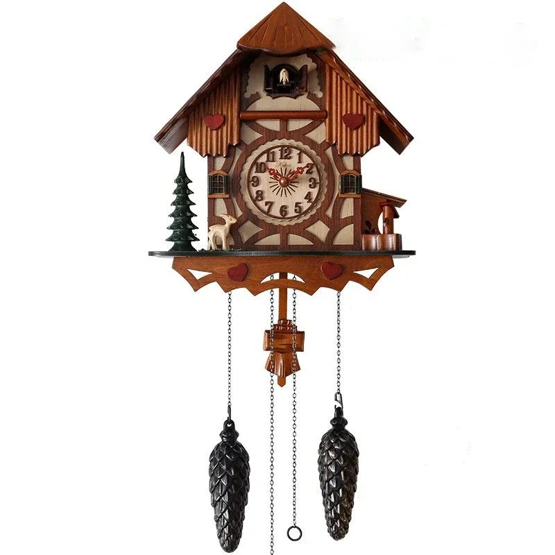 Luxury Wall Clock Elegant Tell The Hour Decoration Clocks Large Pastoral Style Ornament Wall Clock Modern Living Room Clocks