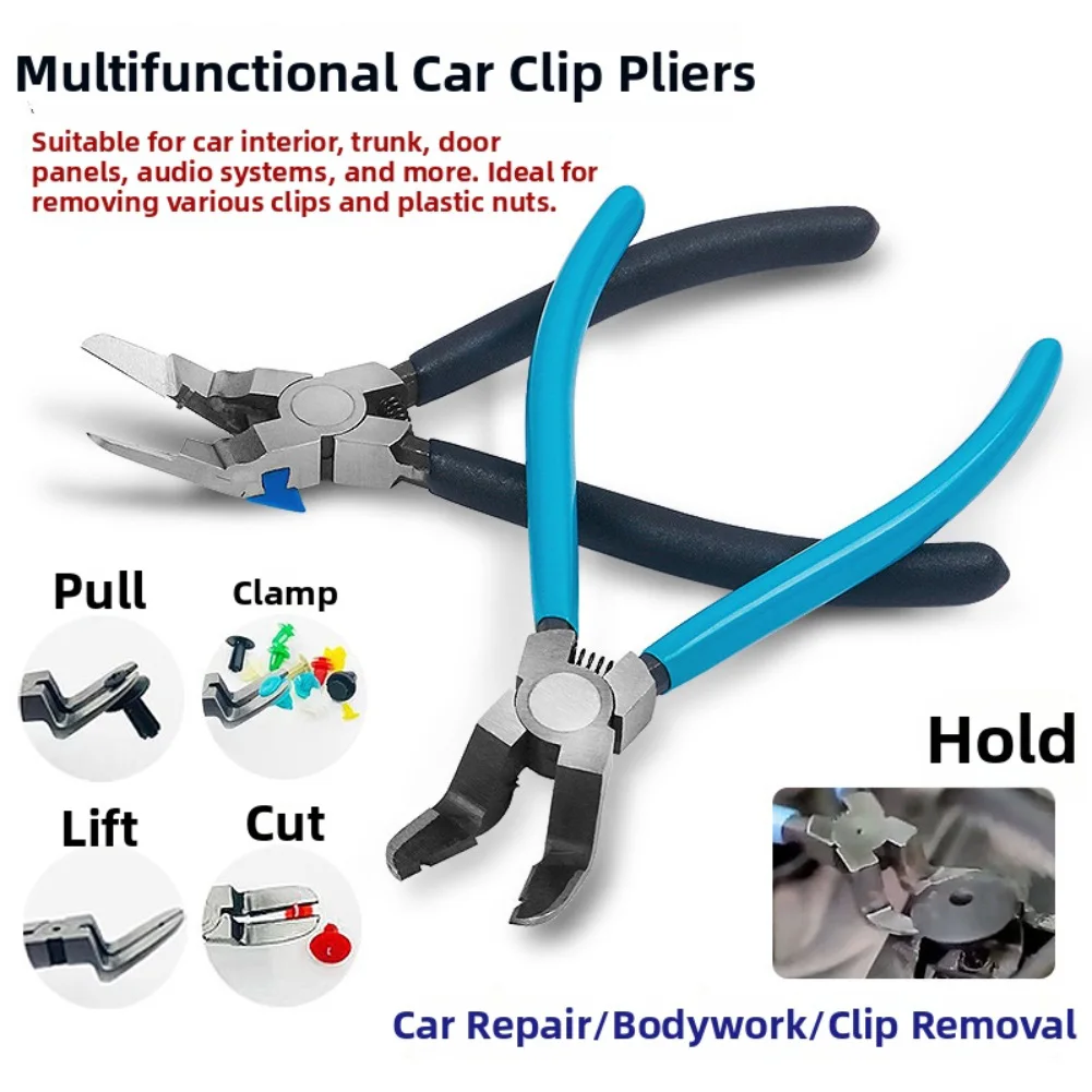 Automotive Panel Remover Pliers Diagonal for Fast Rivet Buckle Puller and Trim Cutter Tool for Car and Truck Repairs