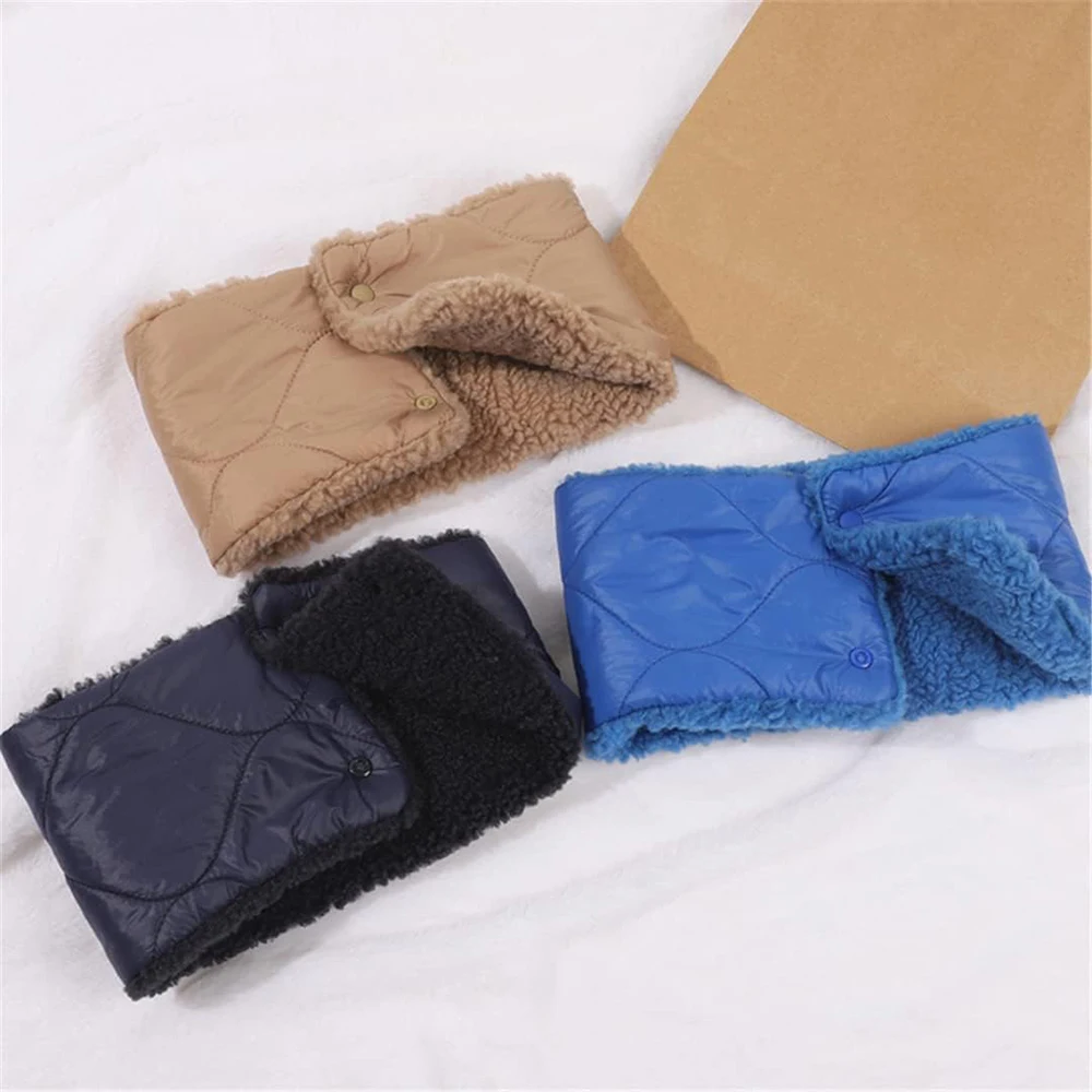 Fashion Men Women Plush Scarf Ski Motorcycle Scarf Unisex Thermal Neck Warmer Winter Snood Cowl Tube Windproof Fleece Scarf