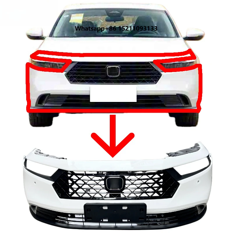 Car Bumpers Kit with Grille,radiator,LED Headlights,fender,louver,hood,Replacement Body Kit