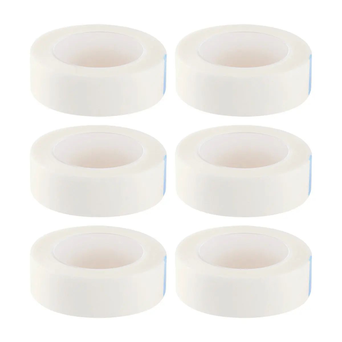 6Pcs Eyelash Extension Isolation Tape Secure Adhesion Upper Lower Lashes Insulating Tape for Makeup Salon Cosmetics Studio