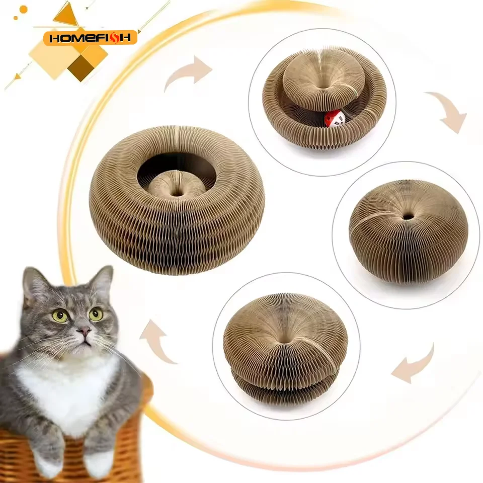 Organ Katzenkratzbrett, verschleißfest und unzerbrechlich, Katzenspielzeug zur Selbstbeschäftigung, Wellpappe-Krallenpflegebrett