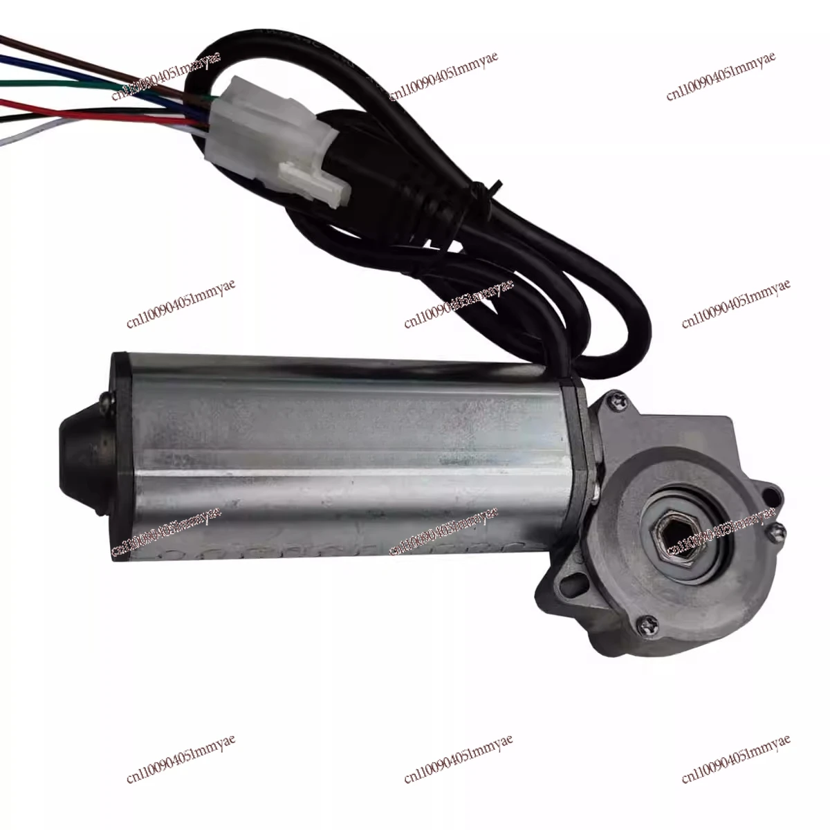 GW45100 hexagonal through hole, low noise silent worm gear motor