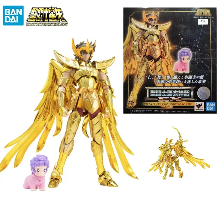 

В наличии Bandai Saint Seiya Saint Cloth Myth EX Sagittarius Aiolos Revival Edition Baby Athena Аниме Фигурка Модель Игрушки