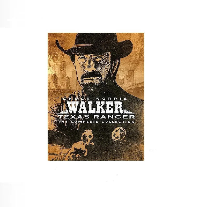 Walker, Texas Ranger: The Complete Collection Movie, Print Art Canvas Poster, For Living Room Decor, Home Wall Picture