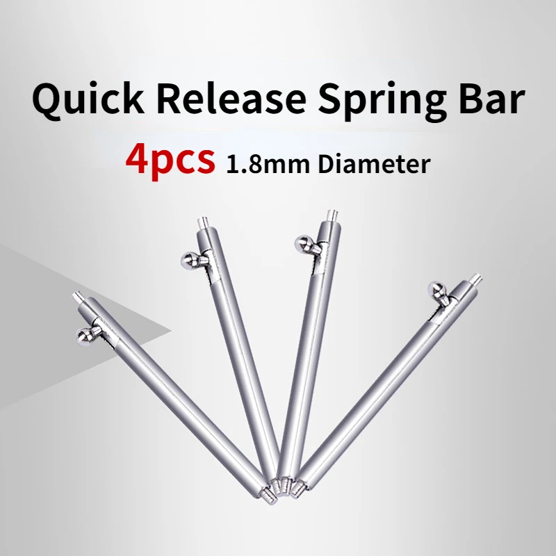 直径1.8mmの時計バンド,スプリングバー,4個,スマートウォッチアクセサリー,14/16/18/20/22/24mm