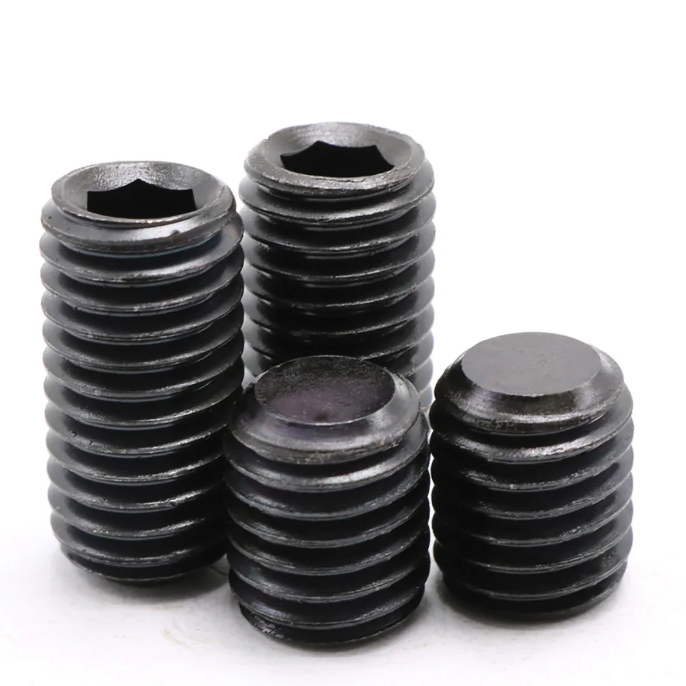 Hexagon Socket Headless Cup Point Set Screw M10 M12 M14 M16 Grade 12.9 Alloy Steel Jimi Top Wire Screw Headless Screw