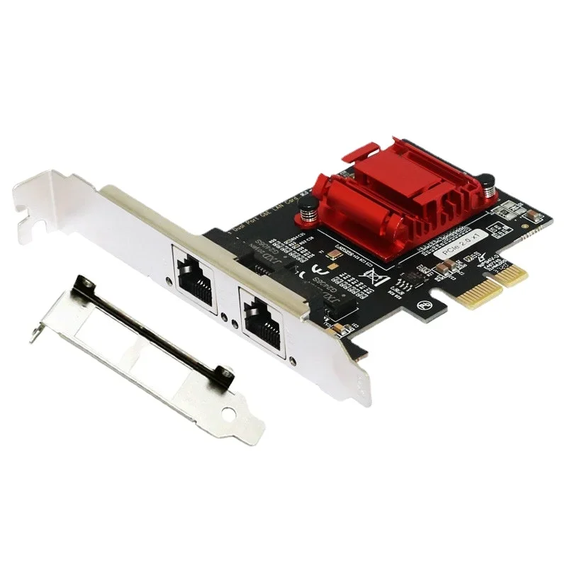 

Двухпортовая гигабитная сетевая карта PCIe, адаптер PCI Express Ethernet 1000M с двухпортовой сетевой картой 82576 LAN