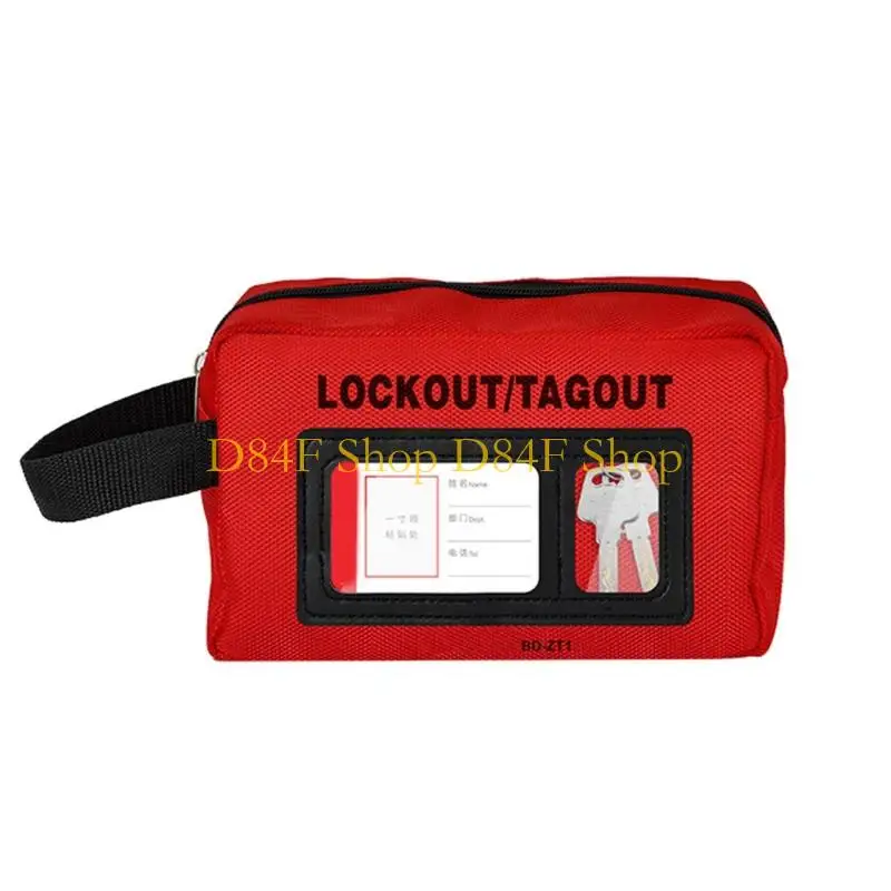 

D84F Industrial Safety Equipment Storage Bag Electrical Lockout Tagout Safety Padlock Hasps for Industrial Electric