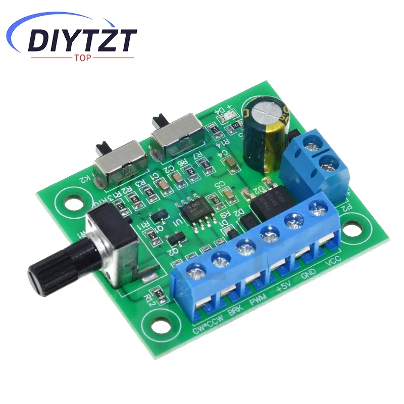 DC8-24V ブラシレス DC モータスピードコントローラドライバ PWM 速度制御ボードピンポイントレギュレータ順方向および逆方向制御 18KHz