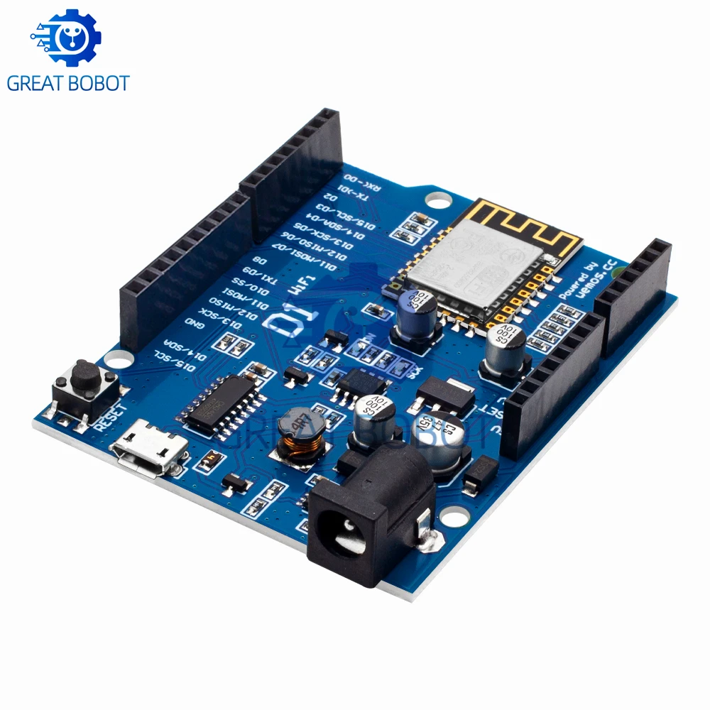 BS 1PCS  New WeMos D1 Mini CH340 WiFi Development Board ESP8266 ESP-12E WeMos D1 WiFi uno based ESP8266 shield  D1 UNO