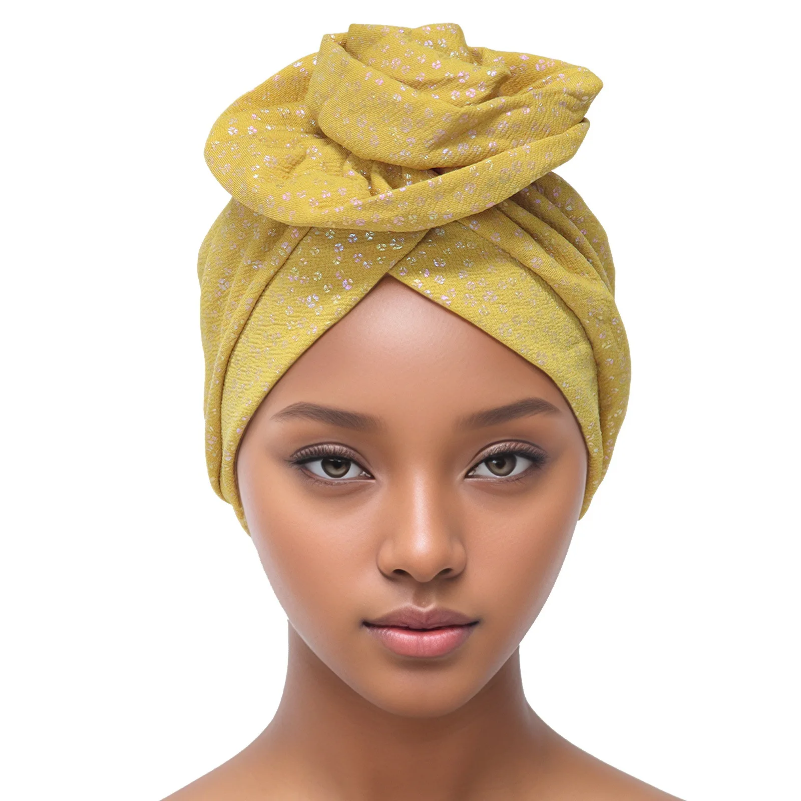 

Big Flower Turban Bonnet Women Muslim Hijab Caps Ladies Bandana Chemo Cap African Hat Wedding Party Headpiece Turbante Mujer