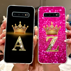 For Samsung Galaxy S10 Plus Case New Letters Cover Soft Silicone Phone Case For Samsung S10 S10e SM-G973F SM-G970F Fundas Bumper