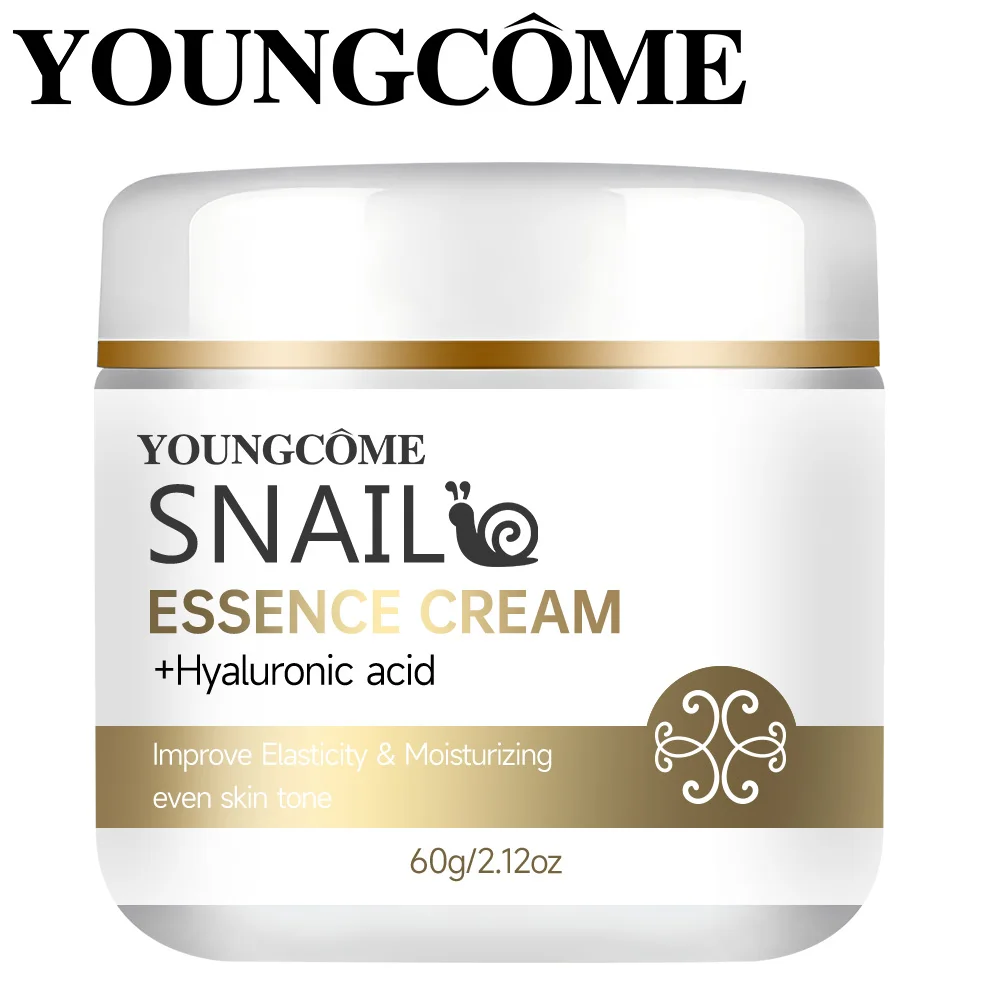 YOUNGCOME Snail Essence Cream with Hyaluronic Acid, Retinol Moisturizing Lightening Repairing Smooth Skincare Whitening Creams