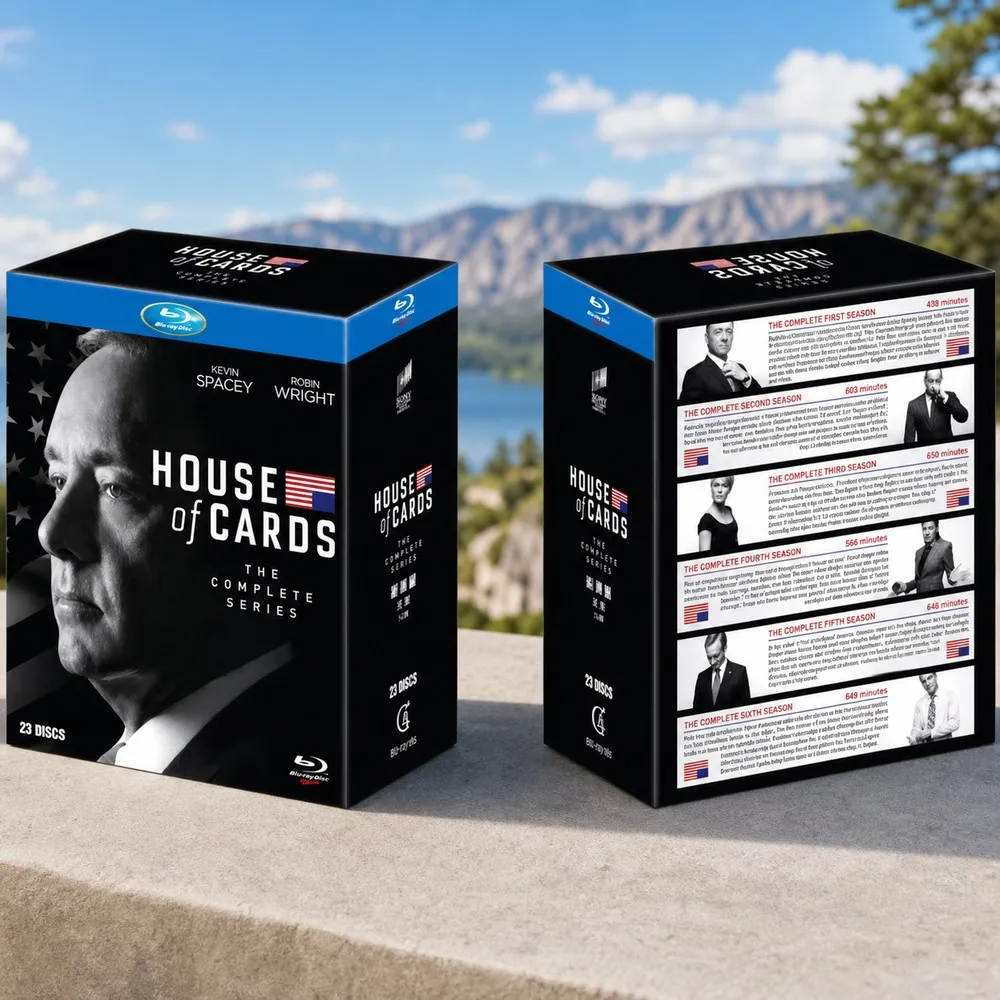 Brand New BD Blu-ray House of Cards Complete Series Seasons 1-6 23 Discs English Audio Chinese Subtitles