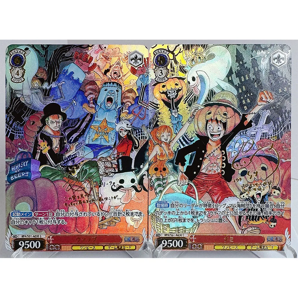 Anime One Piece DIY ACG Yamato Vinsmoke Reiju Nami Uta Karta ślubna Chłopiec Gry Zabawki Karty kolekcjonerskie Prezenty urodzinowe Gra planszowa