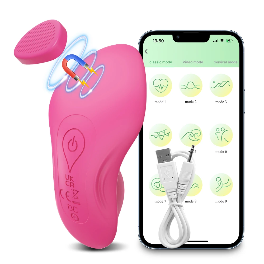 Appgesteuerter Tragbarer Klitorisvibrator Für Damen Diskret_voghion.com