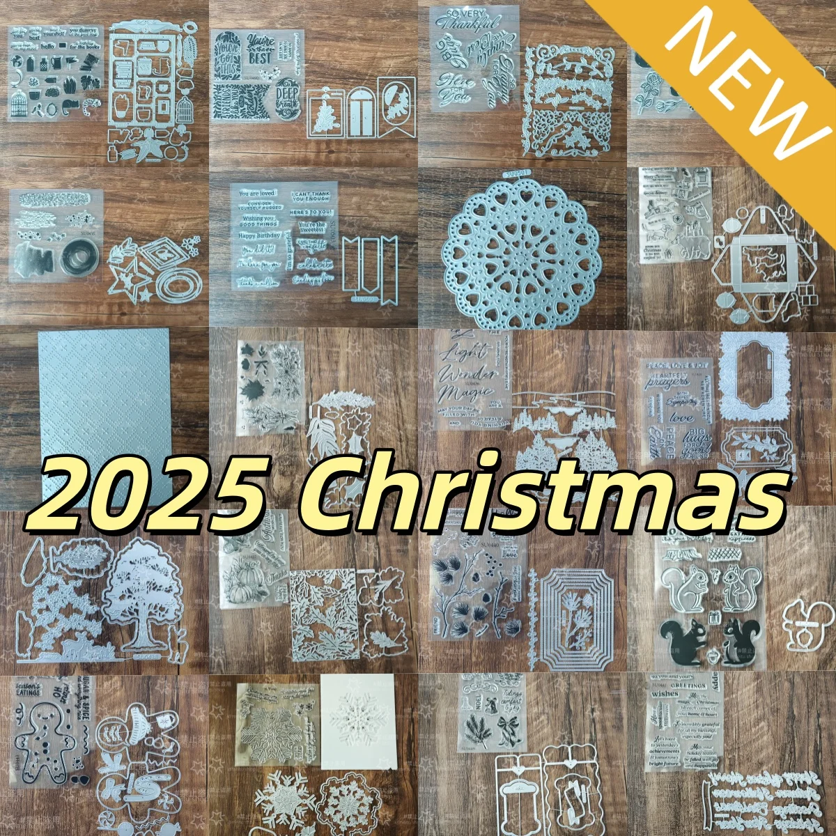 Christmas 2025 Winter Flowers Cake Foliage Pop Up Petal Stamps Metal Cutting Dies Hot Foil for DIY Scrapbook Embossing Card New