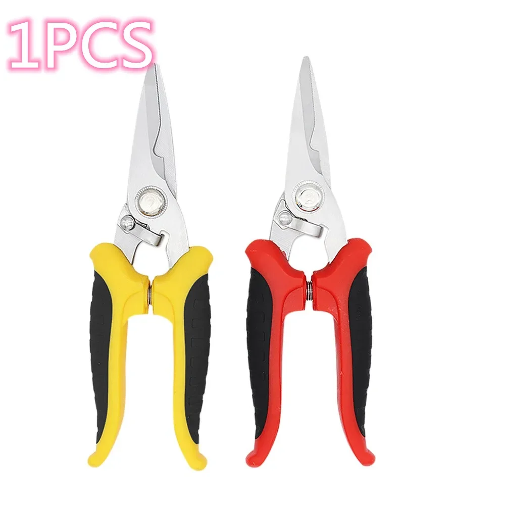 

Stainless Steel Electrician Scissors Multifunction Manually Shears Groove Cutting Wire And Thin steel Plate Hand Tools