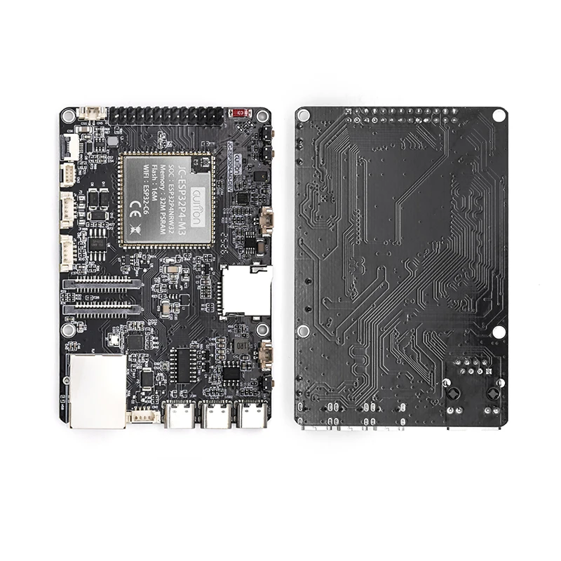 ESP32-P4 Module Dual-core RISC-V Development Board, ESP32P4+ESP32-C6 Core Board, RJ45 100Mbps Network Port Support WiFi 6 BLE5