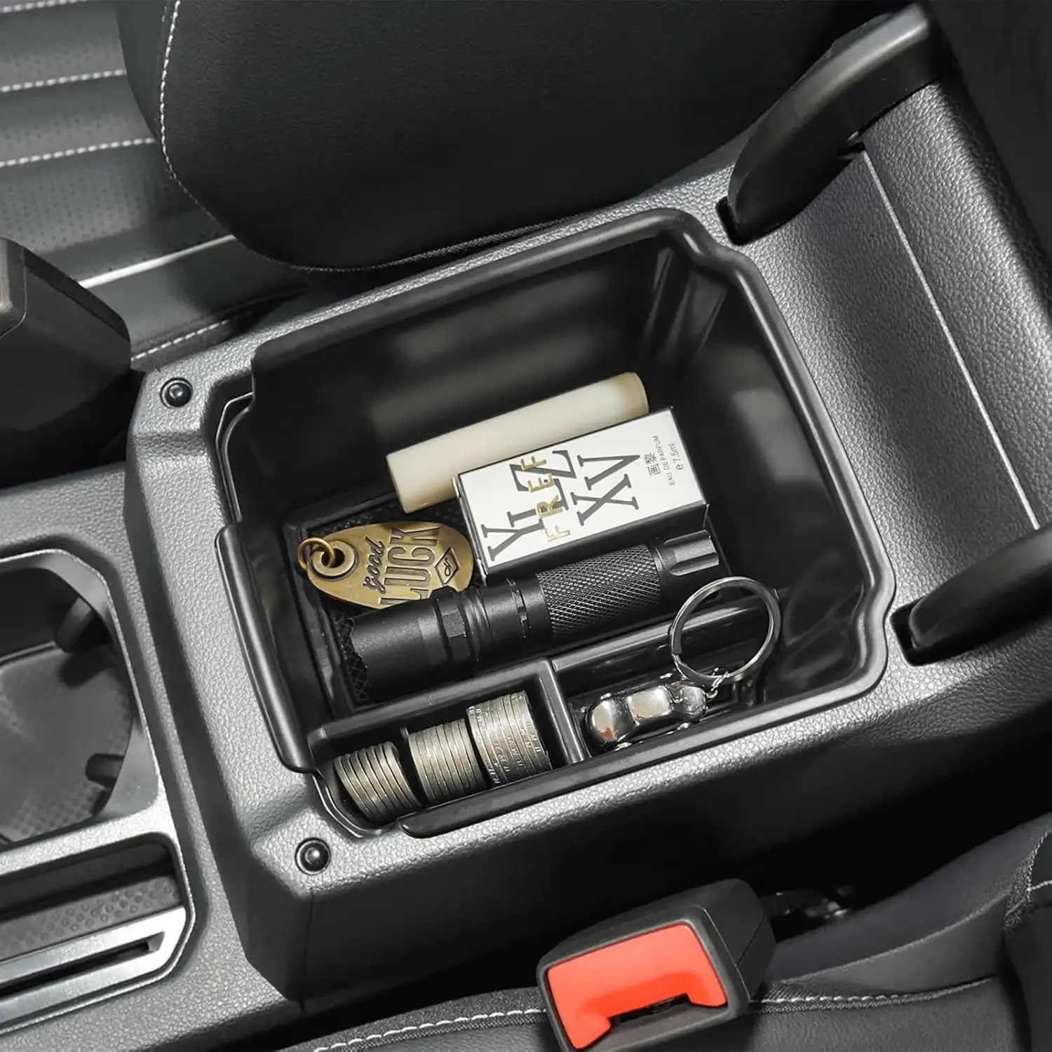 

Center Console Armrest Storage Box Organizer Container Holder Tray for Tiguan 2017-2023 Accessories Volkswagen VW Taos 2022-2025