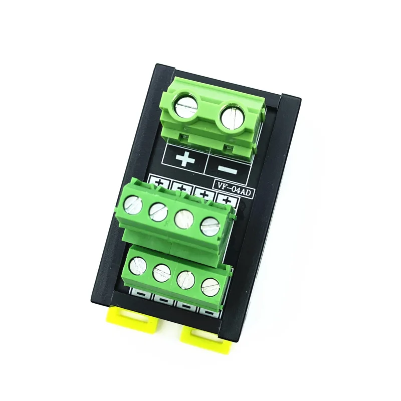 Power Terminal Block Junction Box 1 in 4 Out Positive and Negative Common Terminal AC  DC Current Split