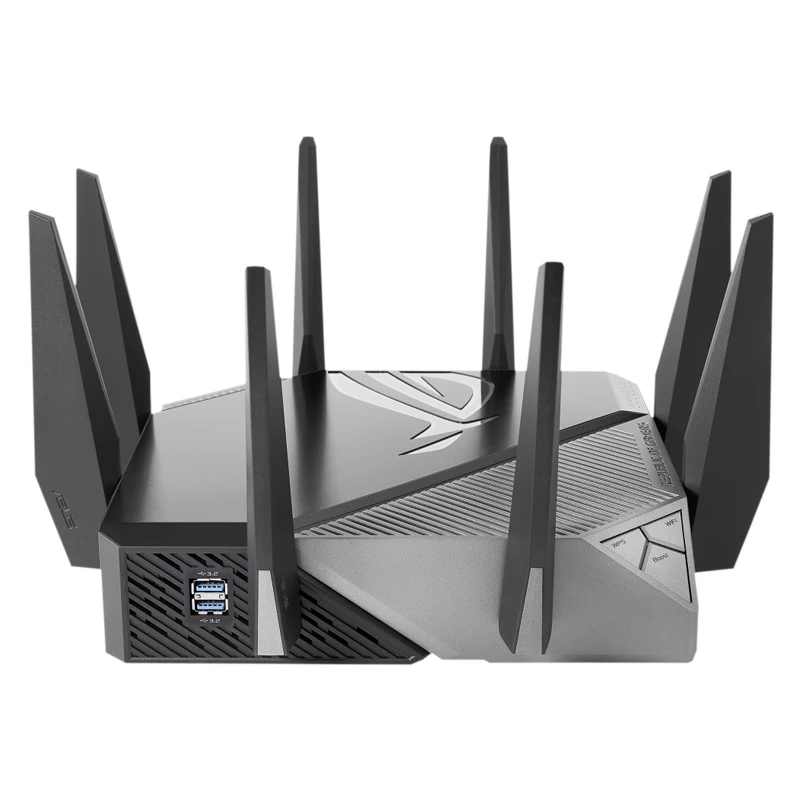 ASUS GT-AXE11000 WiFi 6E ROG Rapture Tri-Band 802.11AX Gaming Router New 6GHz Band, 2.5G WAN/LAN Port, PS5 Compatible VPN Fusion