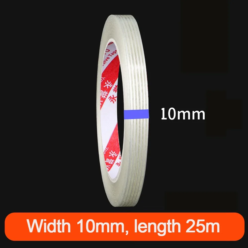 New Strong Stripes Fiberglass Tape High Temperature Resistance 25M Strapping Tape Single-sided Insulation Tape