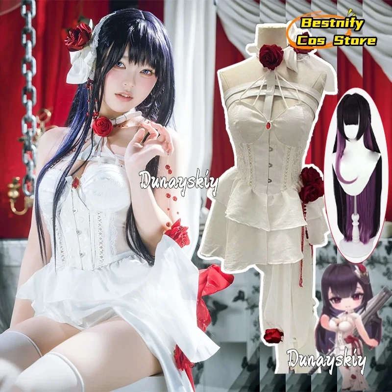 

КосплейАниме NI cos KKE Косплей Mihara Косплей Костюм Милый дизайн Тонкие женские платья с рюшами s-l Mihara Ролевая обувь с париком