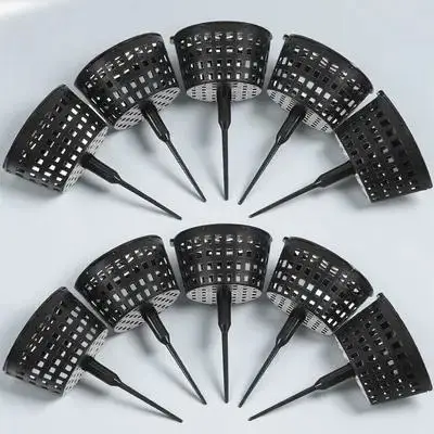 10Pcs Fertilizer Box Gardening Basket Plastic Container Bonsai Fertilization Plant Fertilizer Basket Orchid Spikes Manure Spike