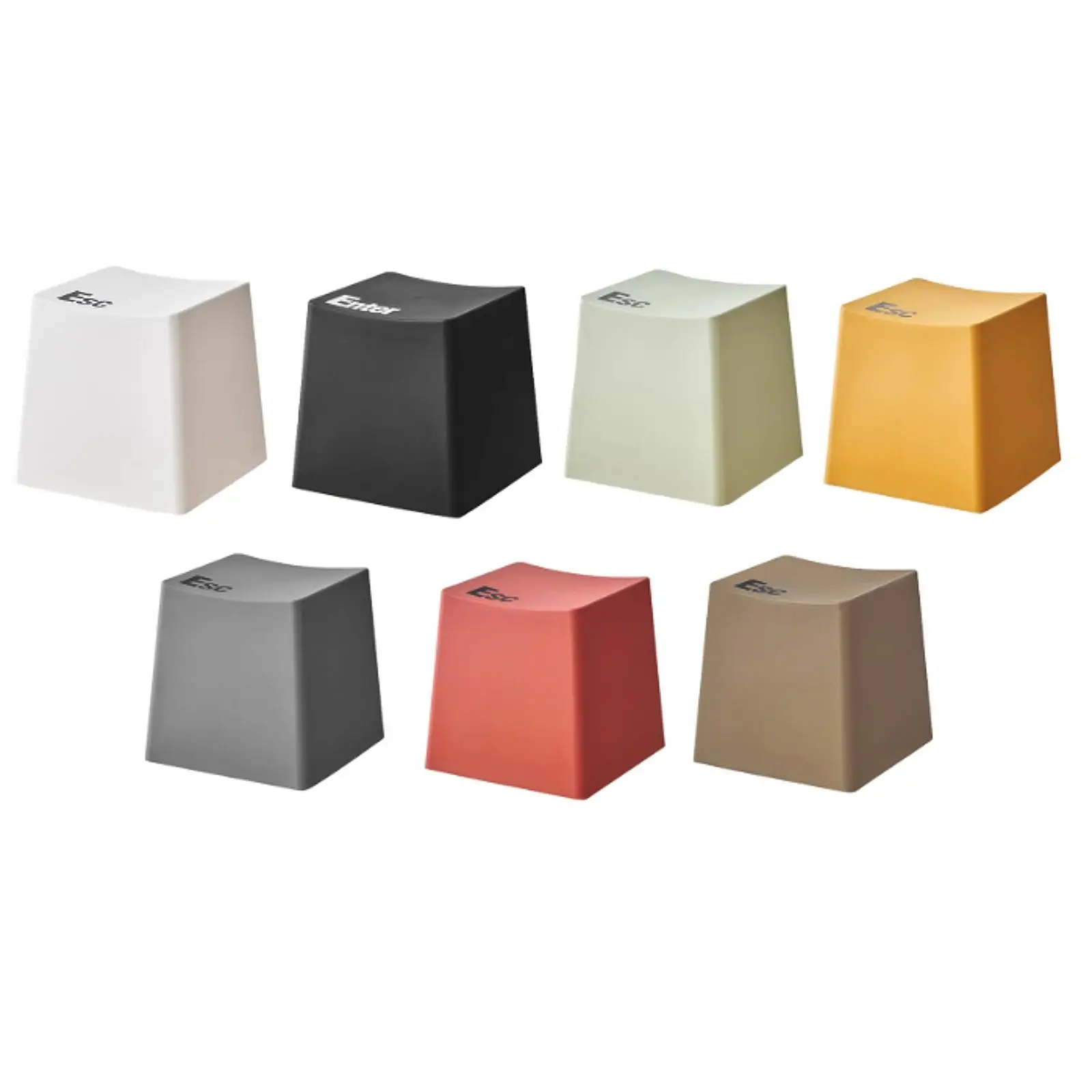

Bathroom Stool, Square 40cm Height Footstool, Stable Step Stool l for Living Room Daily Use Adults and Kids Bathroom Kitchen
