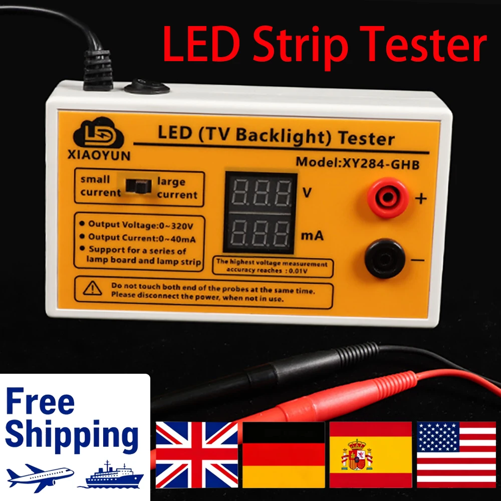 Portable LED Tester XY284 LCD Backlight Testing Tool For LED Strip Panel TV Repair Assistant