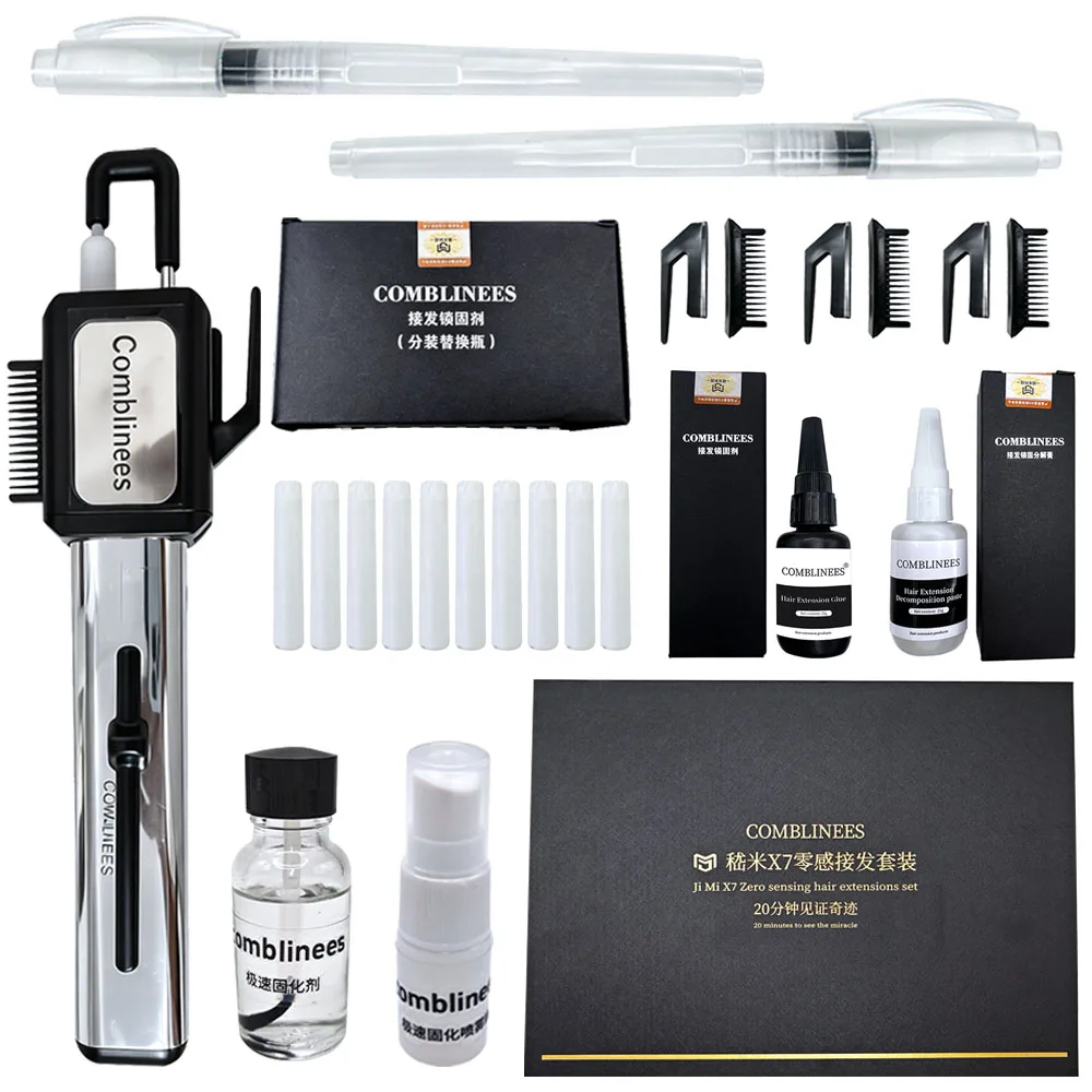 New Upgrade Hair Extension Installer Set NoTrace invisibles hair extension tool kits NoSense Operation Invisible Hair Extensions