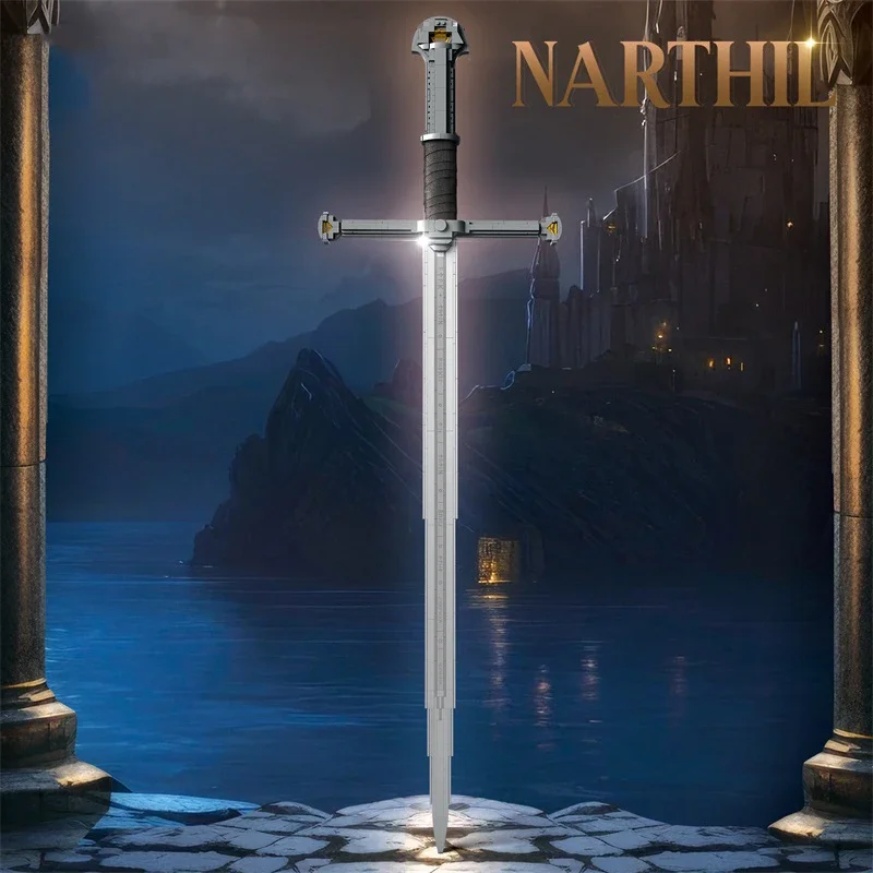 

511PCS Holy Sword Building Blocks Classic Novel Weapon Sword Model Bricks Adult Home Decoration Kids Educational DIY Toys Gifts