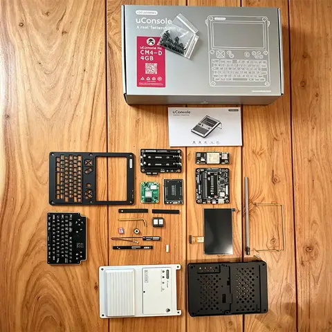 In stock!uConsole Kit ClockworkPi V3.14 motherboard uConsole Kit handheld Linux Cyber​​​​deck optional Raspberry Pi CM4 Li