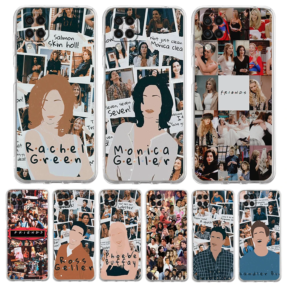 Friends TV Show Characters Phone Case Cover For Samsung Galaxy A53 A32 A52 A72 A13 A22 A51 A71 A41 A31 A21S 5G Transparent Shell