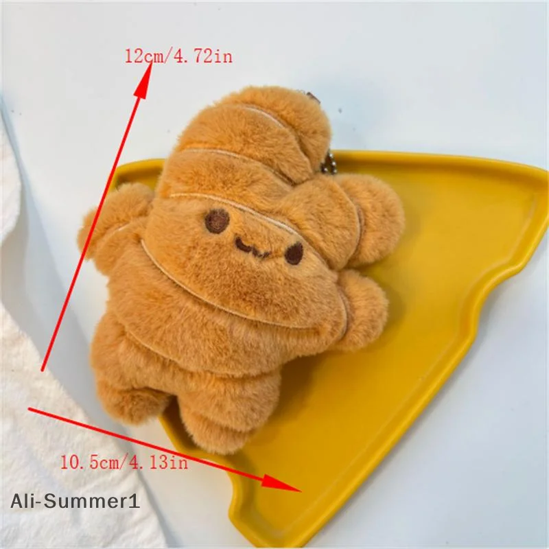 1/2 個クリエイティブかわいいジンジャーぬいぐるみおもちゃキーホルダーペンダントバッグぶら下げ装飾バックパックチャーム誕生日ギフトカップルキーリング