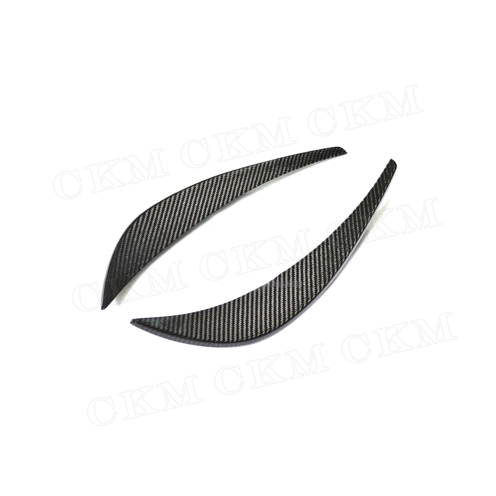 Carbon Fiber Front Bumper Trim Side Canards Splitter Spoiler for Audi R8 V8 V10 2008-2015 Car Styling