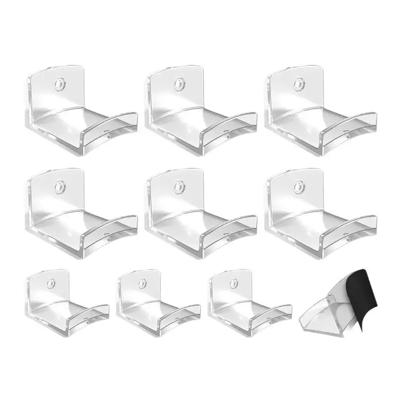 

Adhesive Hat Hooks No Punching Hat Hanger Space-Saving No-Drilling Hooks For Workplace Bedroom Closet Kitchen Bathroom Laundry