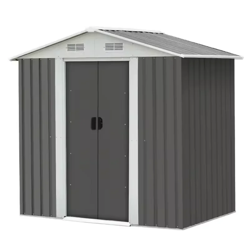 

Металлический водонепроницаемый сарай для инструментов и велосипедов 5*3 для мастерской/двора