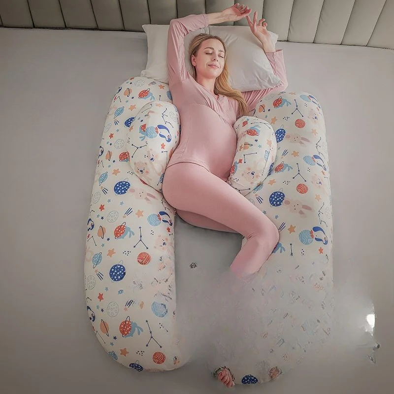 

Comfortable for pregnant women, waist protection side sleeping pillow, abdominal support sleeping side lying pillow