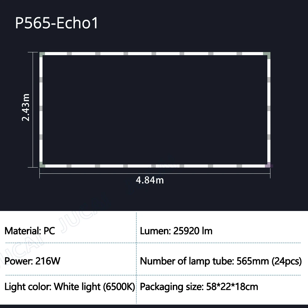 Zeshoekige garageverlichting roosters LED plafondlamp 6500K superheldere honingraatverlichting plafond voor magazijn autowerkplaats tentoonstellingshal