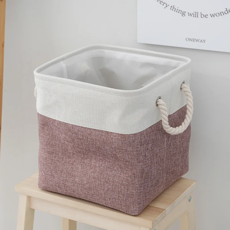 Home Supplies Sundries Sorting Basket Folding Linen Organizer Box Underwear Socks Baby Toys Storage Basket