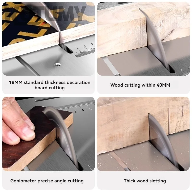 High-Power Desktop Band Saw Multi-Functional Small Wood Cutting Machine Easy to Operate